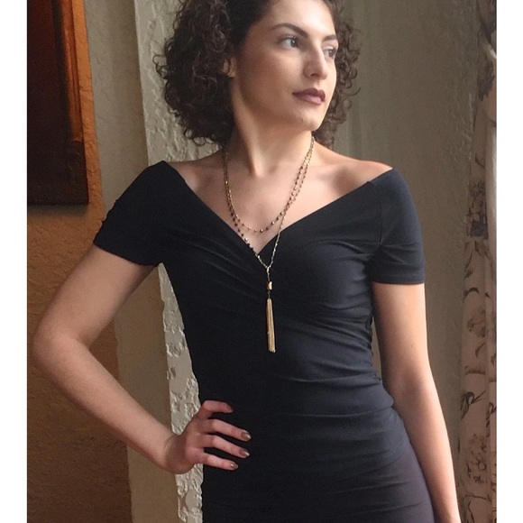 Diane Kroe cross top, size 3 (DK sizes), black - Picture 3 of 5